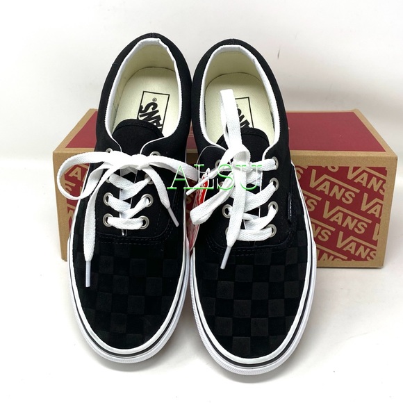 VANS Era Deboss Checker Black Women’s Sneakers - Picture 5 of 9